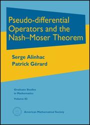 Cover of: Pseudo-differential operators and the Nash-Moser theorem