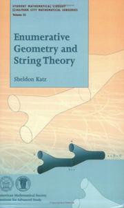 Enumerative geometry and string theory by Sheldon Katz