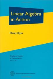 Cover of: Linear algebra in action