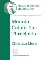 Modular Calabi-Yau threefolds by Meyer, Christian