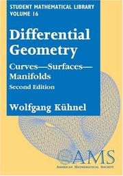 Cover of: Differential geometry: curves - surfaces - manifolds