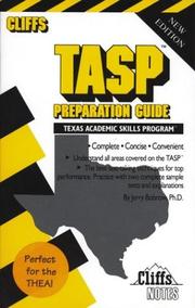 Cover of: Cliffs Texas Academic Skills Program: preparation guide