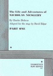 Cover of The Life and Adventures of Nicholas Nickleby, Part I