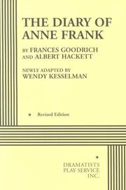 Cover of: The diary of Anne Frank by Frances Goodrich