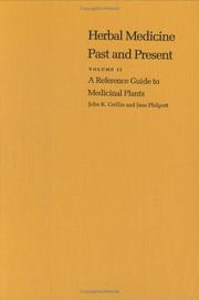 Cover of: A reference guide to medicinal plants: herbal medicine past and present