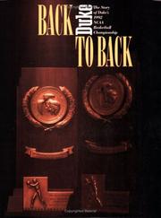 Cover of: Back to back: Duke : the story of Duke's 1992 NCAA basketball championship.
