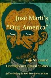 Cover of: José Martí's "Our America" by 