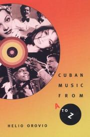 Cover of: Cuban Music from A to Z by Helio Orovio, Helio Orovio