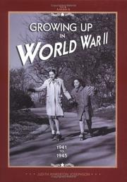 Cover of: Growing Up in World War II: 1941 To 1945 (Our America)