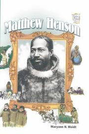 Cover of: Matthew Henson by Maryann N. Weidt