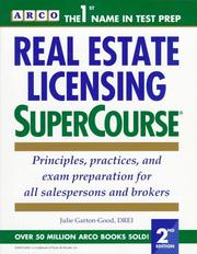 Cover of: Real Estate Licensing Supercourse