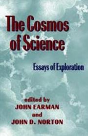 Cover of: The cosmos of science: essays of exploration