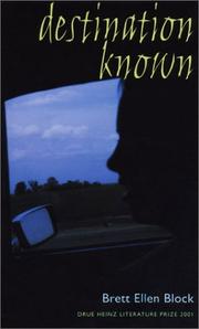 Cover of: Destination known