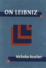 Cover of: On Leibniz