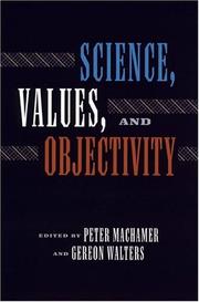 Cover of: Science, values, and objectivity