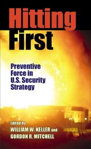 Cover of: Hitting First: Preventive Force in U.S. Security Strategy (The Security Continuum)