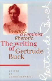Cover of: Toward A Feminist Rhetoric by Joann Campbell
