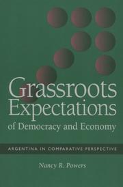 Cover of: Grassroots Expectations of Democracy and Economy by Nancy R. Powers