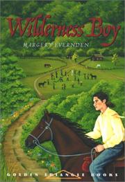 Cover of: Wilderness boy
