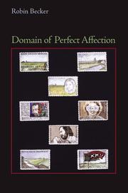 Cover of: Domain of Perfect Affection by Robin Becker