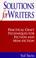 Cover of: Solutions for Writers