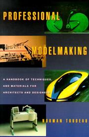Cover of: Professional modelmaking by Norman Trudeau
