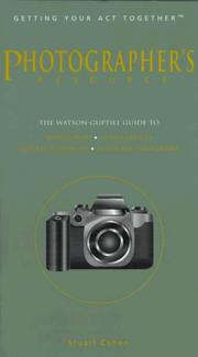 Photographer's resource by Cohen, Stuart