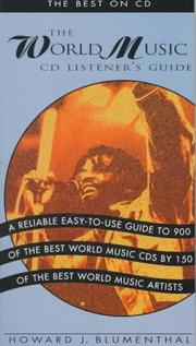 Cover of: The World Music CD Listener