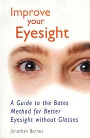 Improve Your Eyesight by Jonathan Barnes 1950