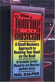 The Touring Musician by Hal Galper