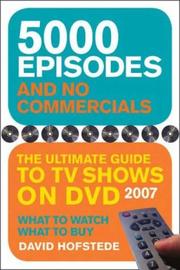 Cover of: 5000 Episodes and No Commercials by David Hofstede