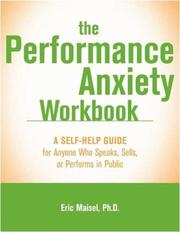 Cover of: Performance Anxiety by Eric Maisel