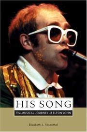Cover of: His Song by Elizabeth Rosenthal
