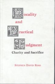 Cover of: Locality and practical judgment: charity and sacrifice