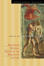Cover of: Poets of Divine Love: The Rhetoric of Franciscan Spiritual Poetry