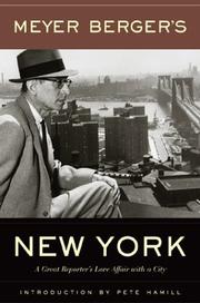 Cover of: Meyer Berger's New York