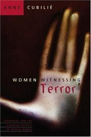 Cover of: Women witnessing terror by Anne Cubilié