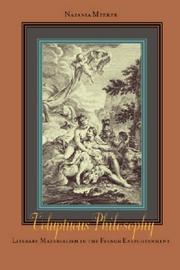 Cover of: Voluptuous Philosophy: Literary Materialism in the French Enlightenment