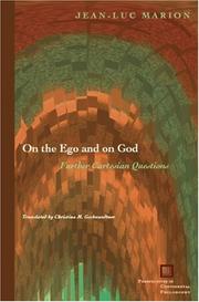 Cover of: On the Ego and on God (Perspectives in Continental Philosophy)