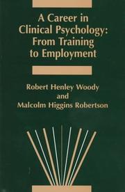 Cover of: A career in clinical psychology: from training to employment