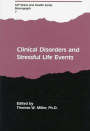 Cover of: Clinical disorders and stressful life events