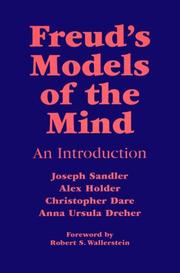 Cover of: Freud's models of the mind by Joseph Sandler ... [et al.] ; foreword by Robert S. Wallerstein.