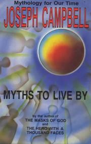 Cover of: Myths to Live by (Condor Books) by Joseph Campbell
