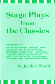 Cover of: Stage plays from the classics: one-act adaptations from famous short stories, novels, and plays