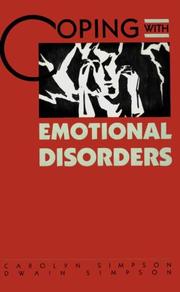 Cover of: Coping with emotional disorders