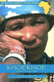 Cover of: Khoekhoe by F. N. Anozie