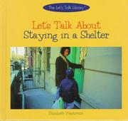 Cover of: Let's talk about staying in a shelter