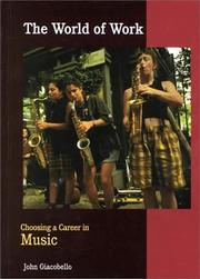Cover of: Choosing a Career in Music (World of Work)