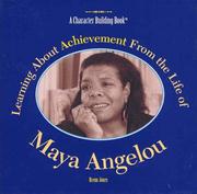 Cover of: Learning about achievement from the life of Maya Angelou
