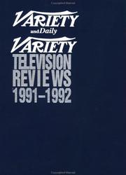Cover of: VARIETY TV REV 1991-92 17 (Variety Television Reviews)